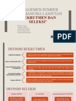 (Kelompok 1) MSDM Rekrutmen Dan Seleksi