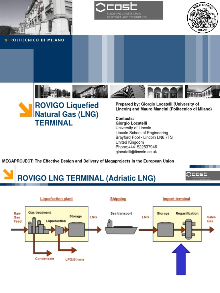 Rovigo LNG Terminal Megaproject Overview | PDF | Liquefied Natural Gas ...
