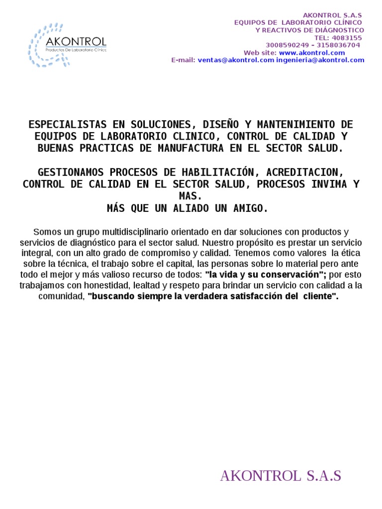 Manual Convergys | PDF | Calibración | Laboratorios