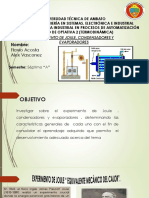 Acosta Vasconez Experimento de Joule Condensadores Evaporadores