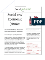 Student Magazine - Social and Economic Justice