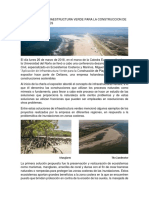 Aplicación de Infraestructura Verde para La Construccion de Playas Sostenibles