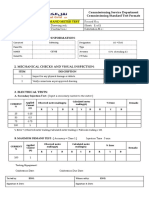 Commissioning Service Department Commissioning Standard Test Formats Description: Maximum Demand Meter Test