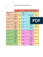 Horarios de Entrada y Salida