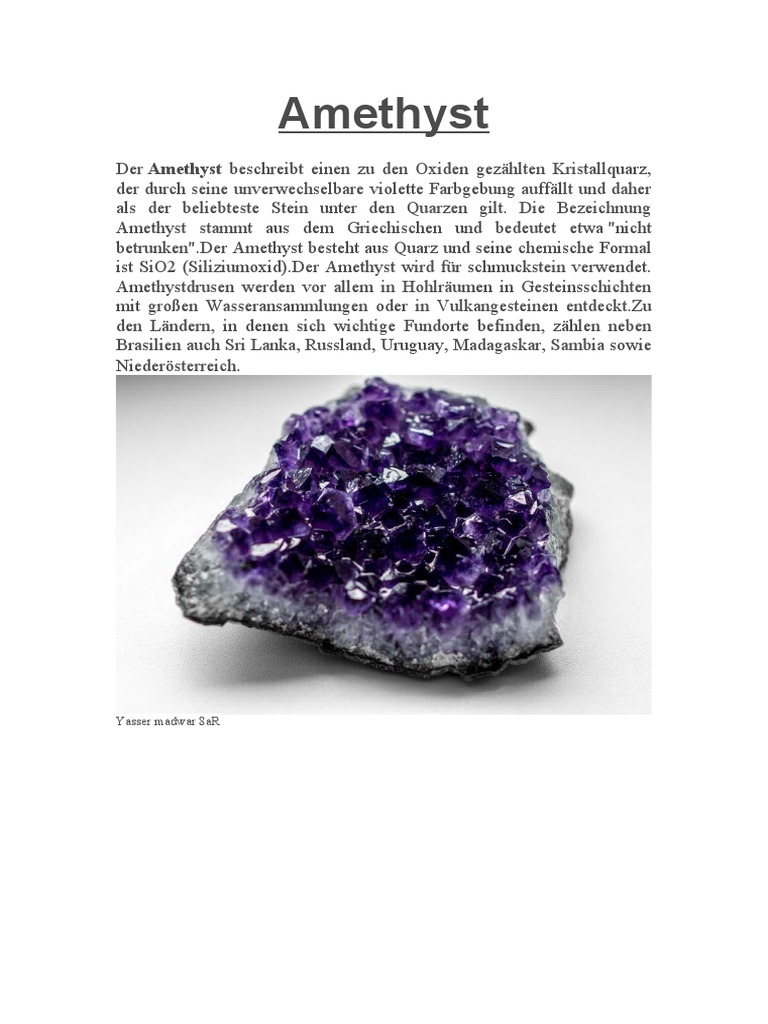 Amethyst | PDF