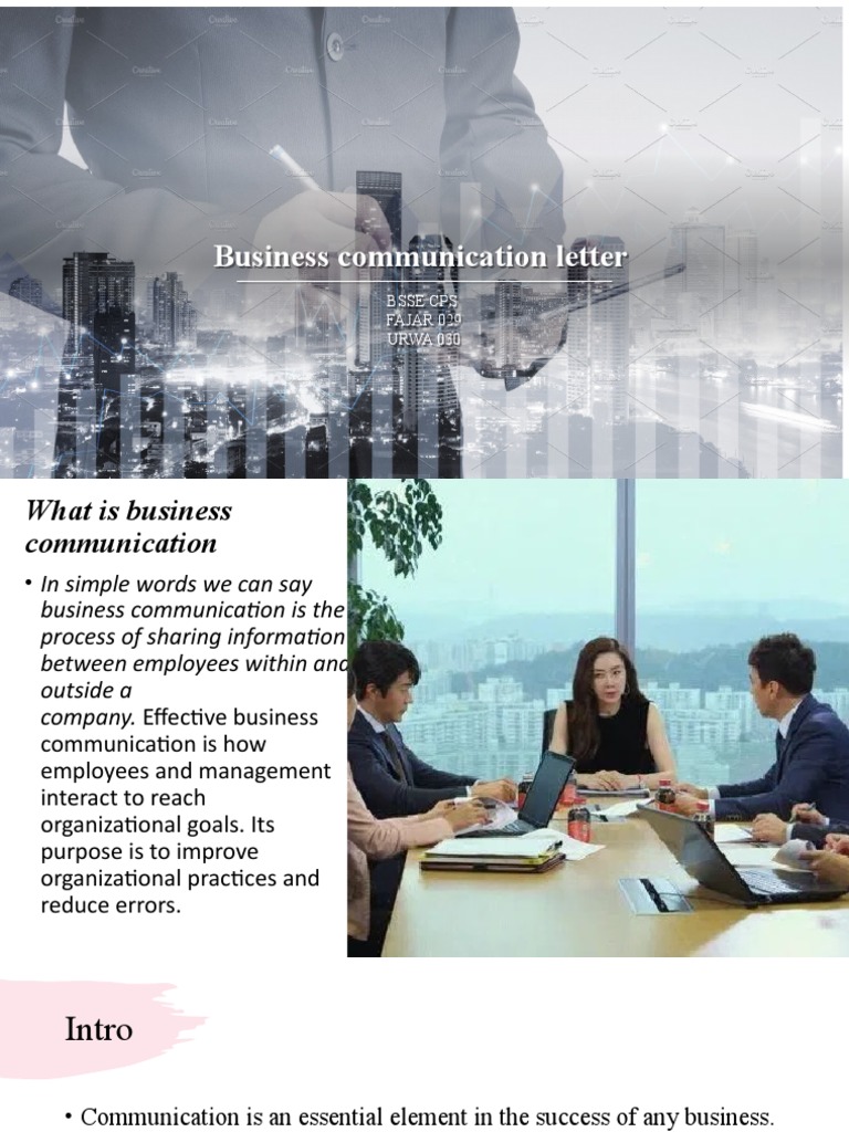 Business Communication Letter Guide | PDF | Communication | Business