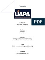 Tarea I Estrategia de Comunicación de Marketing