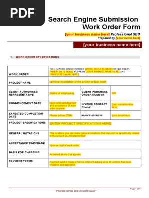 _Search Engine Submission Work Order Form