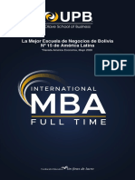 MBA Full Time 2021 - UPB