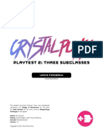 Crystalpunk Playtest 2 - Three Subclasses