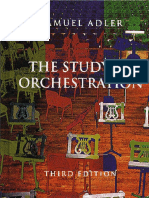 Samuel Adler The Study of Orchestration