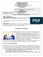 Guía de trabajo sobre la gratitud en Ética y Valores