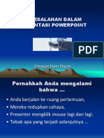 10 Kesalahan Presentasi Dengan Powerpoint