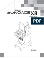 Sonoace x8 Service Manual