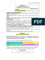 Módulo 1.3 Lenguaje 6° básico