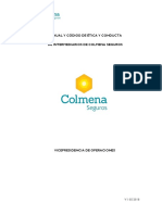 Manual y Codigo de Etica y Conducta de Intermediarios de Colmena Seguros