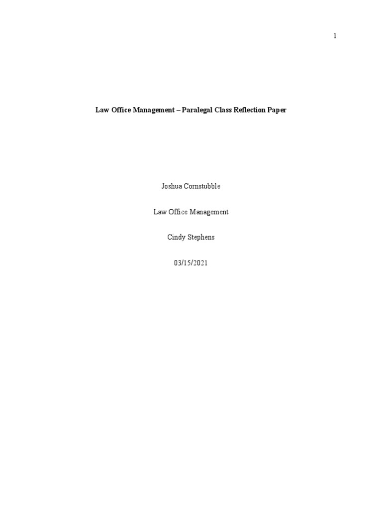 Paralegal Class Insights and Management | PDF | Law Firm | Paralegal