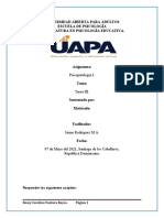 Tarea III Psicopatologia I.