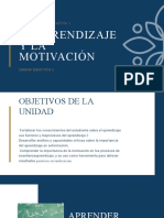 EL APRENDIZAJE Y LA MOTIVACIÓN