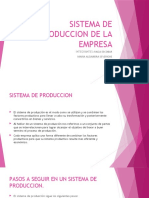 SISTEMA DE PRODUCCION DE LA EMPRESA