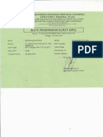 Bukti Penerimaan Surat: Kementerian Keuangan Republik Indonesia Direktorat Pajak