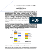 Renewable Energy as a hedge against structural uncertainties