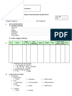 Format Pengkajian Komunitas