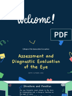 Assessment and Diagnostic Evaluation of The Eye