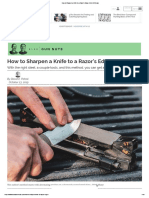 How To Sharpen A Knife To A Razor's Edge - Field & Stream