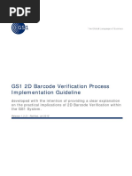 2D Barcode Verification Process Implementation Guideline