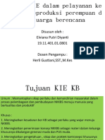 Program KIE Dalam Pelayanan Kesehatan Reproduksi Perempuan Dan KB (Elviana)