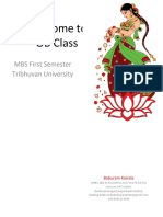 Welcome To OB Class: MBS First Semester Tribhuvan University