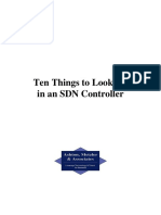 Ten Things To Look For in An SDN Controller