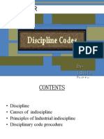 Code of Disciplinary