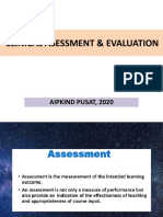 Clinical Asessment & Evaluation