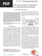 Detection of DC Ground Faults of Ungrounded DC System in Sub-Stations/Power Plants