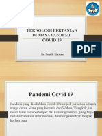 Teknologi Pertanian Di Masa Pandemi (PPT No 2)