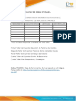 Formato Matriz de Doble Entrada