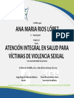 Atención Integral A Víctimas de Violencia Sexual