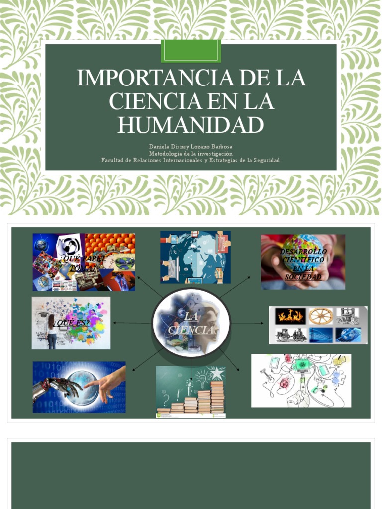 Importancia de La Ciencia | PDF