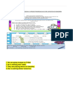 Universidad Nacional Del Callao: Materiales para Sesion #15 Present Progressive As Future-Exposition of Monograph