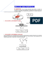 4 DINAMICA DE UNA PARTICULA