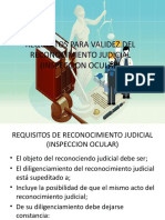 Requisitos para Validez Del Reconocimiento Judicial Laboral