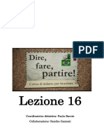 1.Dire, Fare, Partire Lezione 16