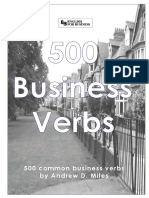 5 - 500 Common Business Verbs English to Spanish