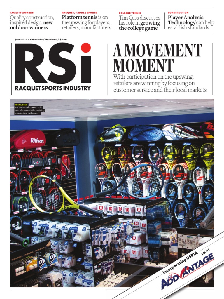 June '21 Racquet Sports Industry Magazine | PDF | Racquet Sports | Sports