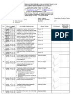 Kartu Kendali PKT A1 Senior