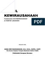 Buku MK Kewirausahaan ISBN - Ghea Dwi Rahmadiane
