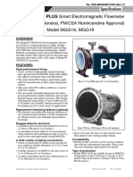 MagneW 3000 Smart Magnetic Flowmeter Specifications