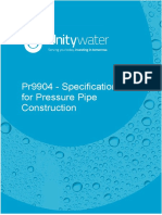 Pr9904 - Specification For Pressure Pipeline Construction